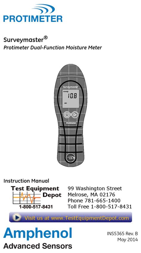 protimeter bld5365 manual